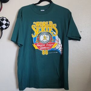 Vintage Oakland A's AL Championship Shirt